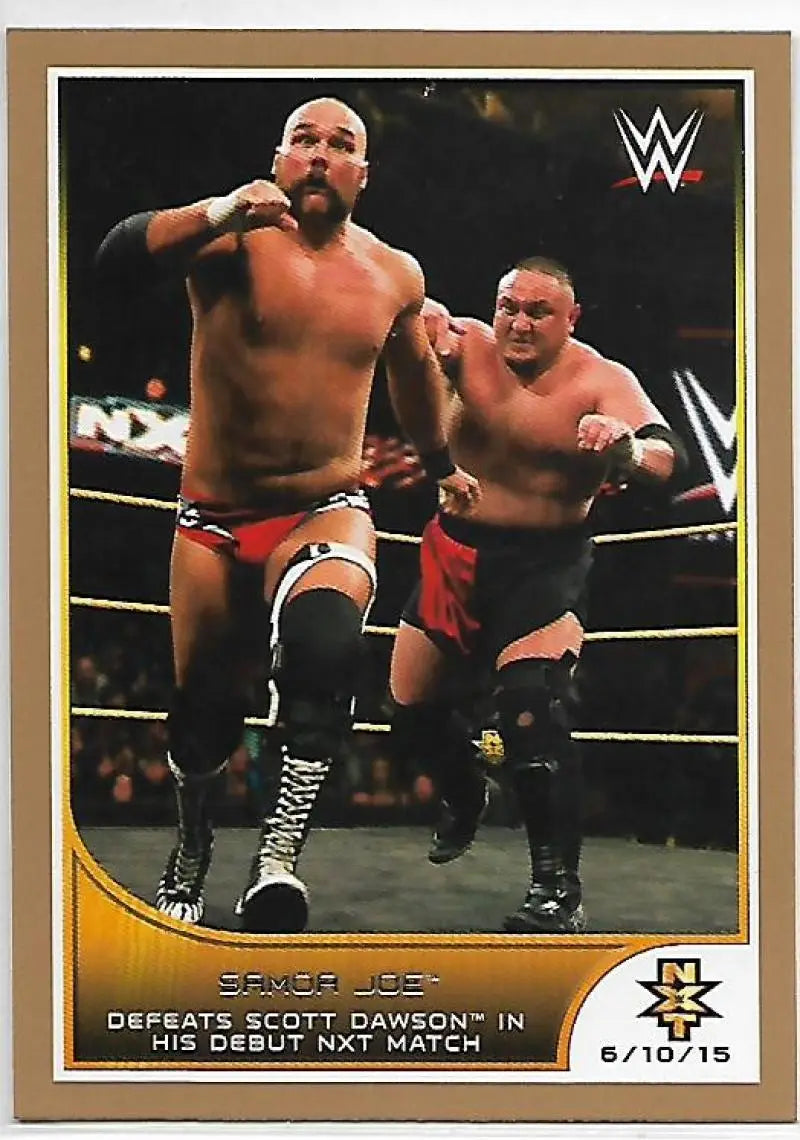 2016 Topps WWE Road to Wrestlemania Bronze Parallel #97 Samoa Joe NM-MT ID:6291