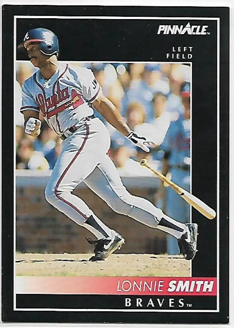 1992 Pinnacle #465 Lonnie Smith NM Near Mint Braves ID:28852