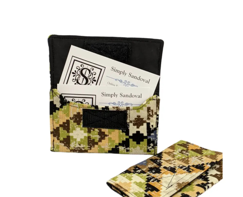 Geometric Print Re-useable *gift card holder