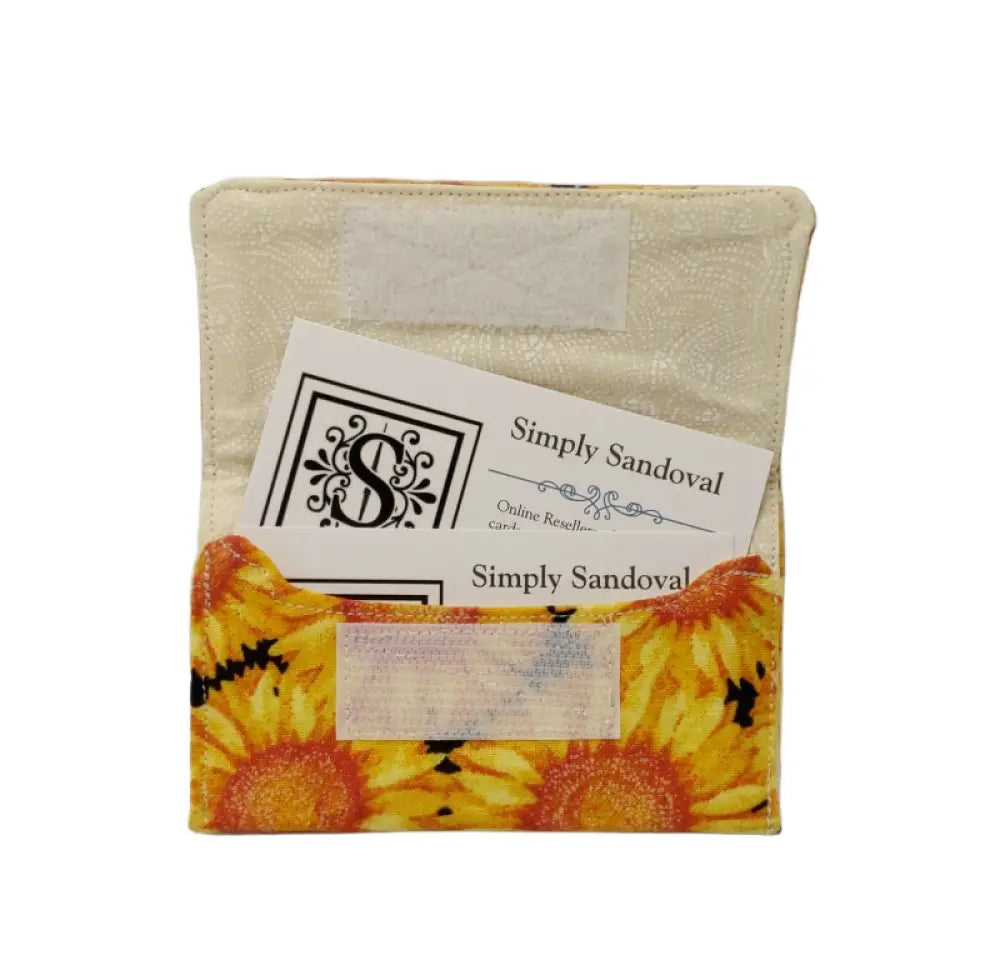 Sunflowers Re-useable *gift card holder