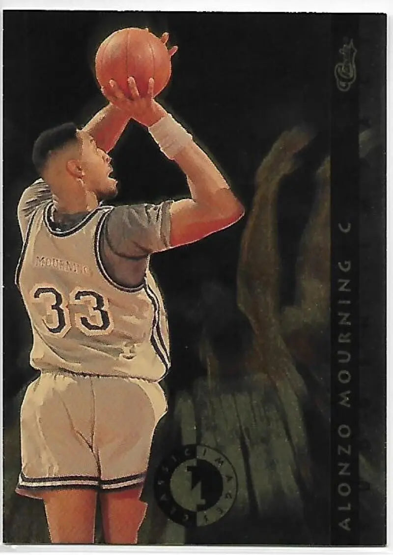 1993 Classic Four Sport Images Sudden Impact #SI10 Alonzo Mourning NM Near Mint