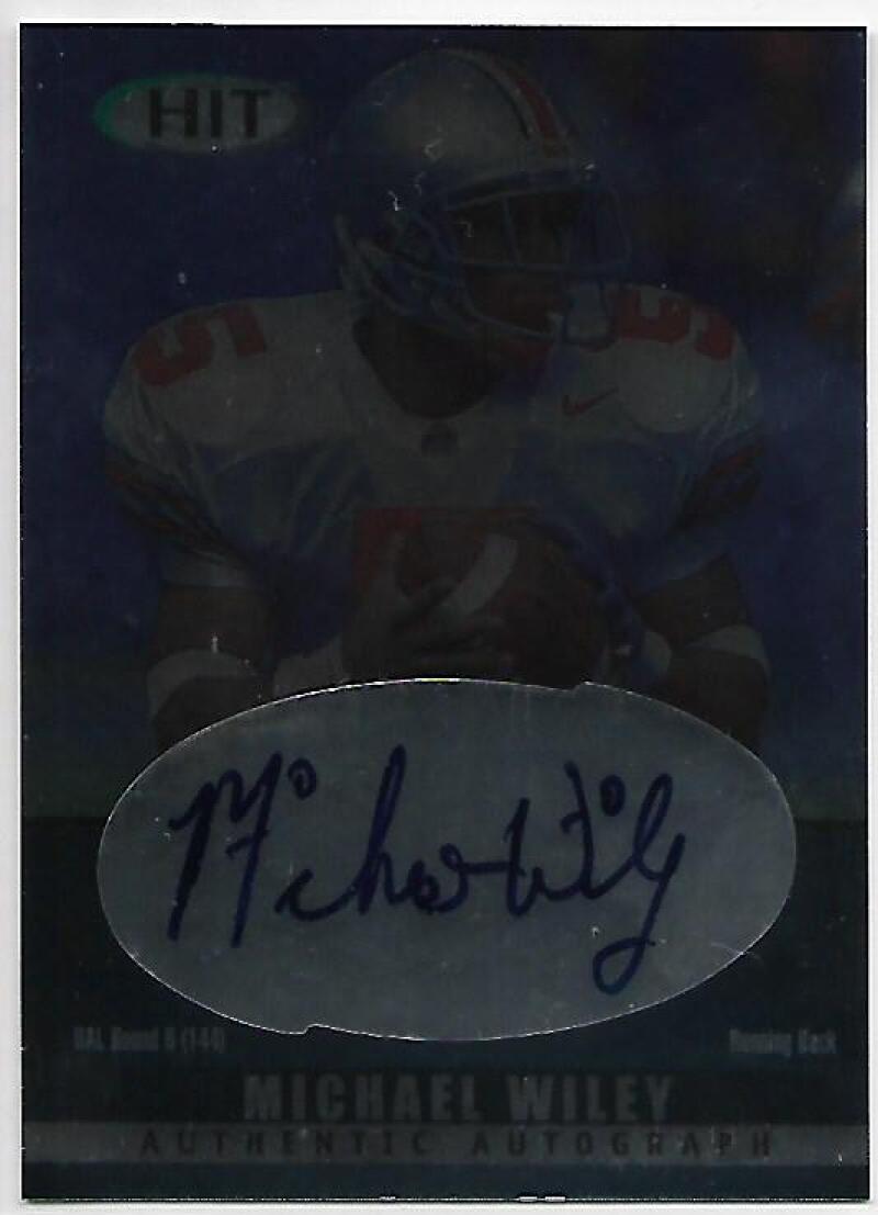 2000 SAGE HIT Autographs Emerald #5 Michael Wiley NM Near Mint Auto Cow ID:34482