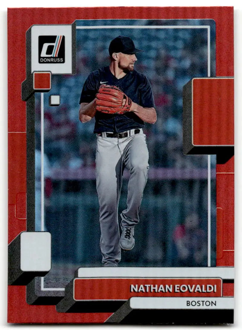 2022 Donruss Holo Red #200 Nathan Eovaldi NM-MT Red Sox ID:42099