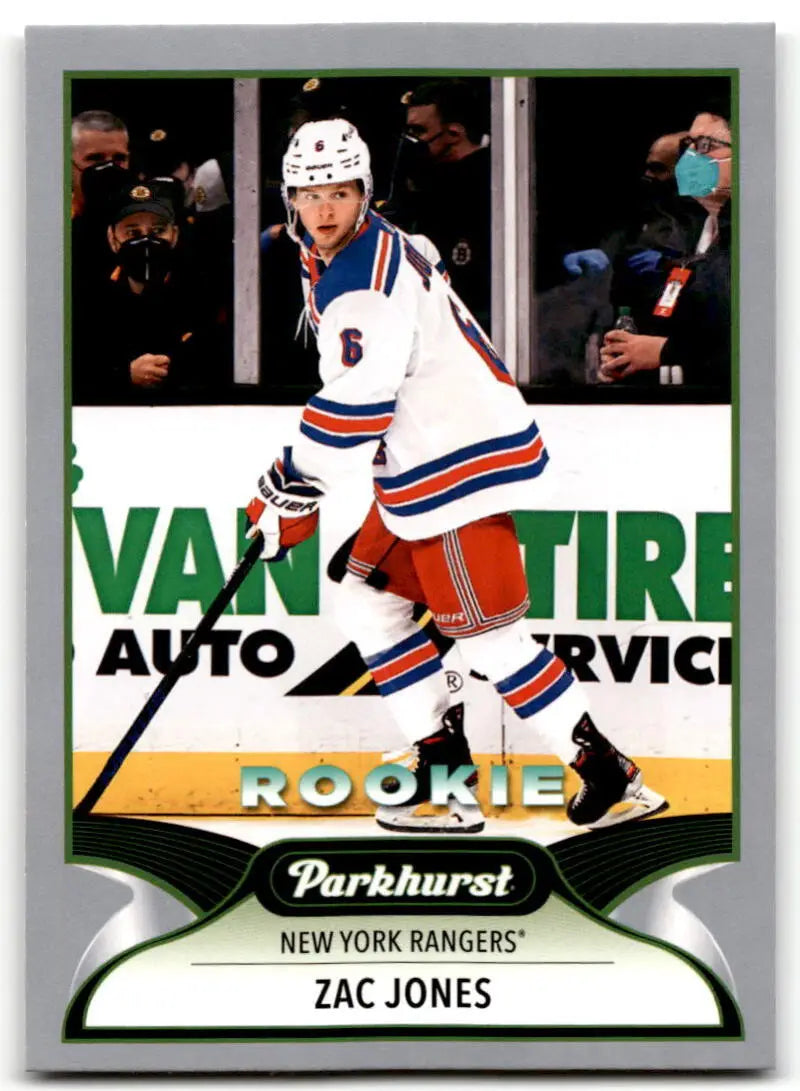 2021-22 Upper Deck Parkhurst Silver Border #313 Zac Jones NM-MT RC Rook ID:42852