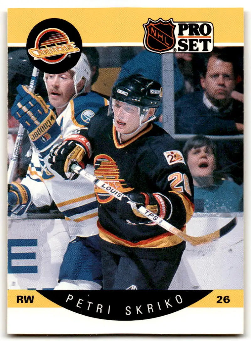 1990-91 Pro Set #306 Petri Skriko NM Near Mint Canucks ID:43148