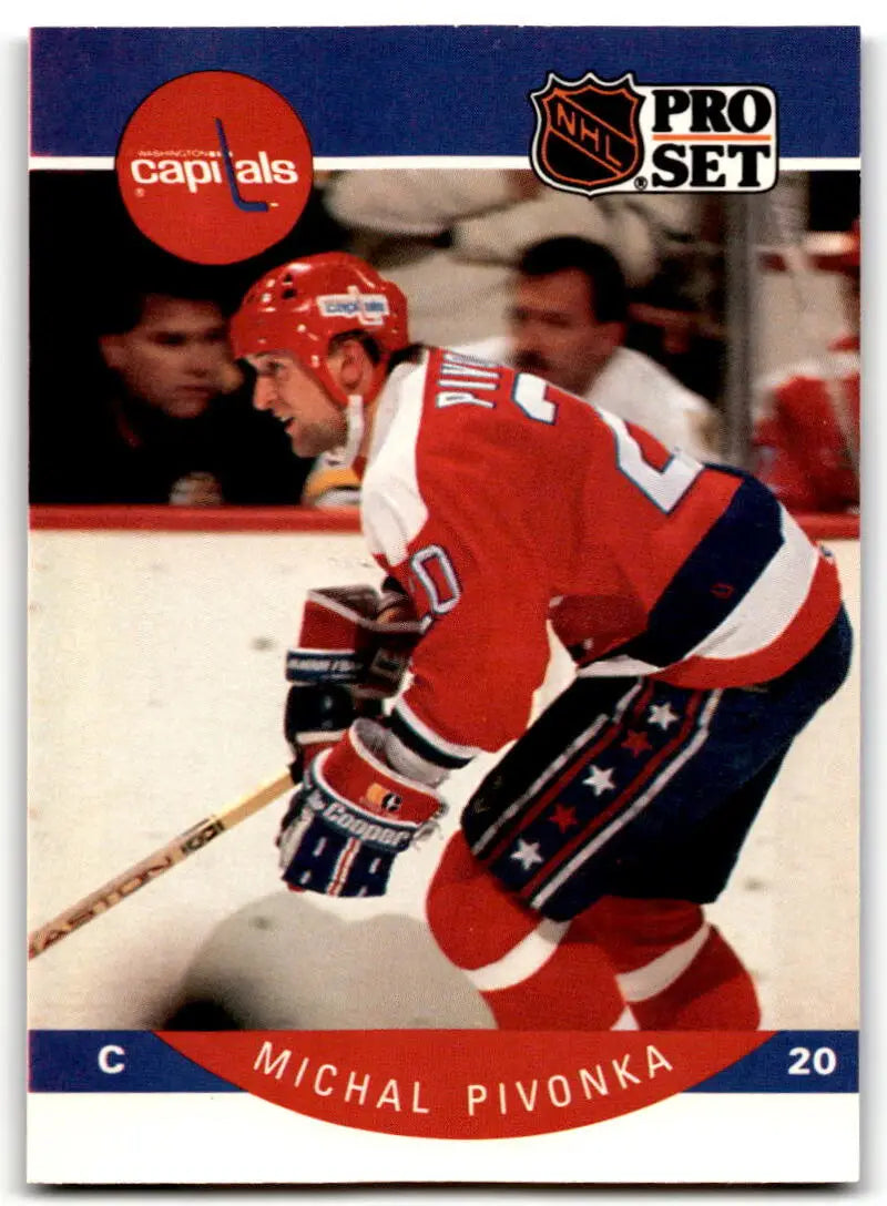 1990-91 Pro Set #319 Michal Pivonka NM Near Mint RC Rookie Capitals ID:43161