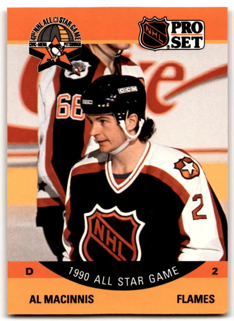 1990-91 Pro Set #337 Al MacInnis EX/NM Flames AS ID:43179