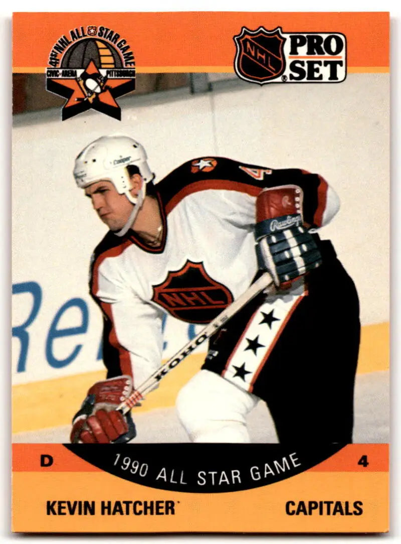 1990-91 Pro Set #376 Kevin Hatcher NM Near Mint Capitals AS ID:43218