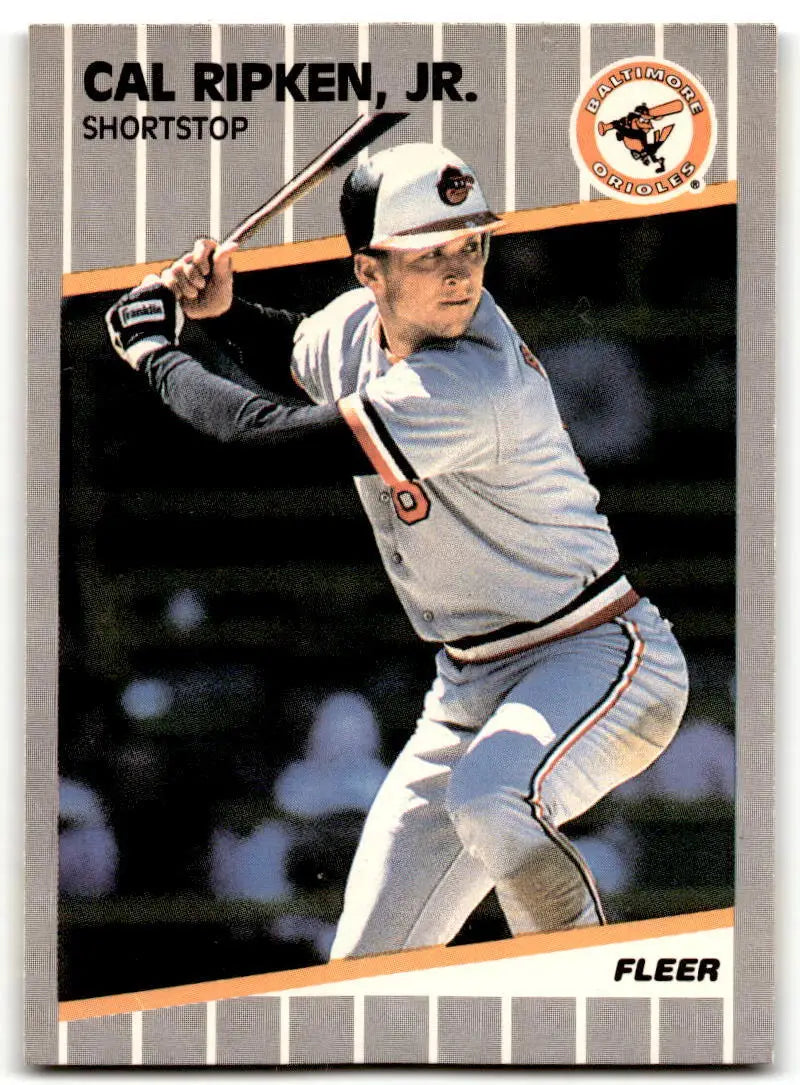 1989 Fleer #617 Cal Ripken Jr. NM-MT Orioles ID:43285
