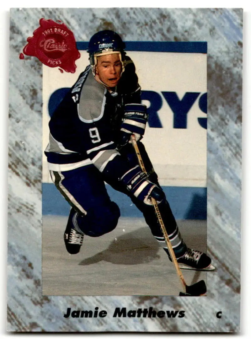 1991-92 Classic #37 Jamie Matthews NM Near Mint ID:43380
