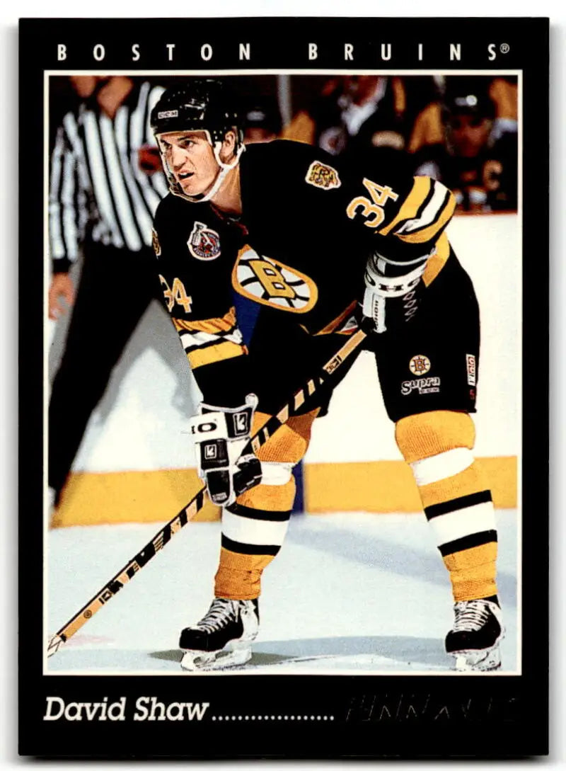 1993-94 Pinnacle #124 David Shaw NM Near Mint Bruins ID:43414