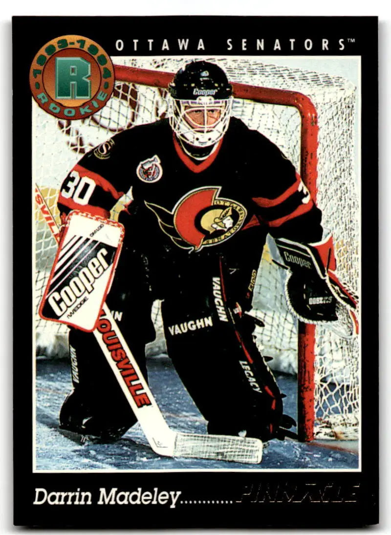 1993-94 Pinnacle #211 Darrin Madeley NM Near Mint RC Rookie Senators ID:43422