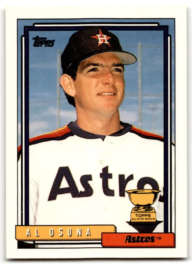 1992 Topps #614 Al Osuna NM-MT Astros ID:43487