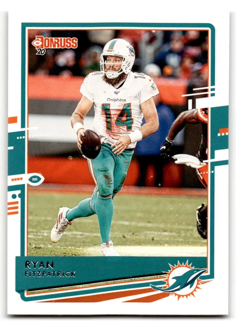 2020 Donruss #150 Ryan Fitzpatrick NM Near Mint Dolphins ID:43577