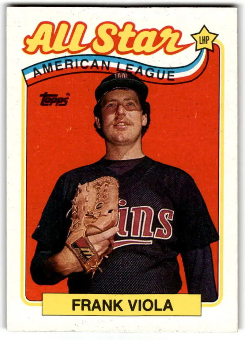 1989 Topps #406 Frank Viola NM Near Mint Twins AS ID:43664