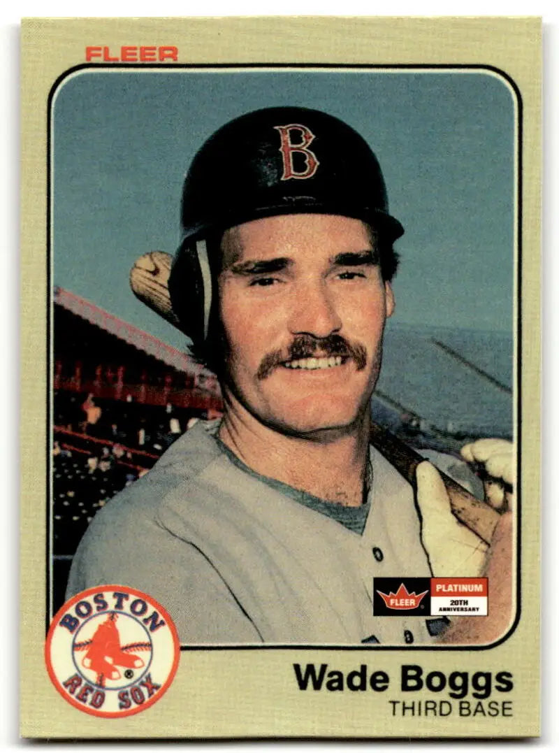 2001 Fleer Platinum 20th Anniversary Reprints #2 Wade Boggs NM-MT Red S ID:43712