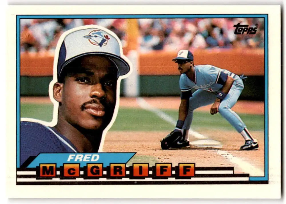 1989 Topps Big #15 Fred McGriff NM Near Mint Blue Jays ID:43824