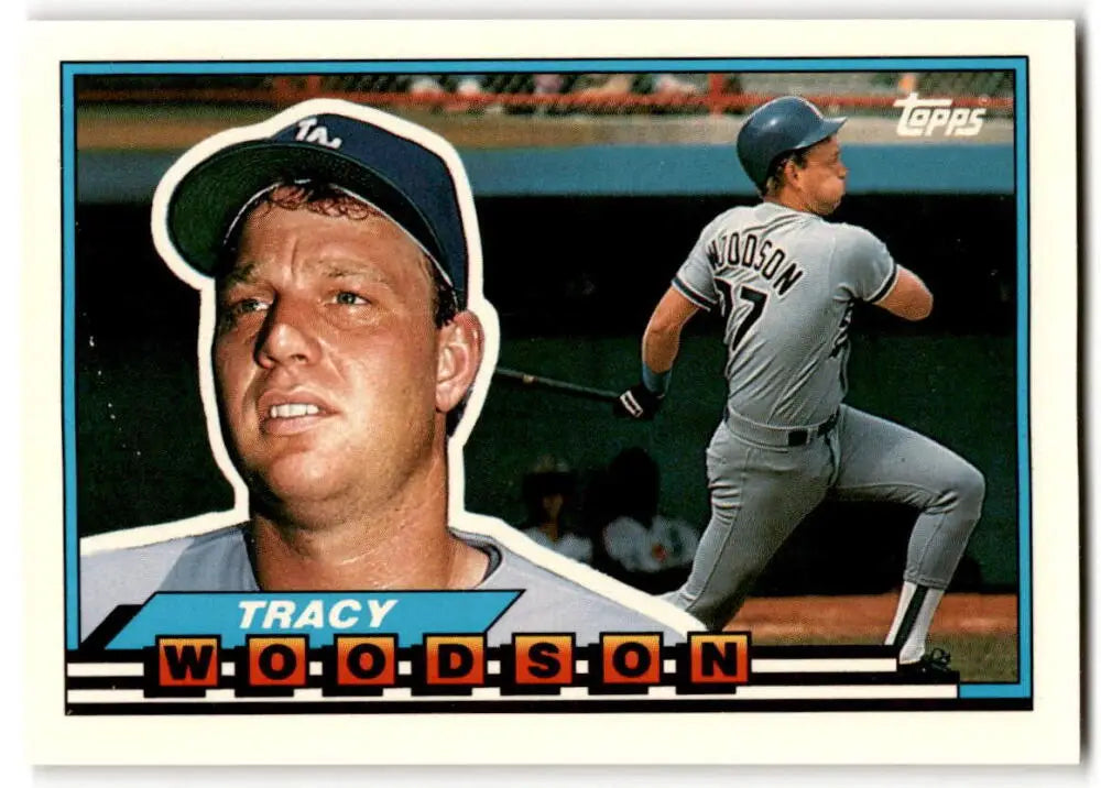 1989 Topps Big #92 Tracy Woodson NM Near Mint Dodgers ID:43826