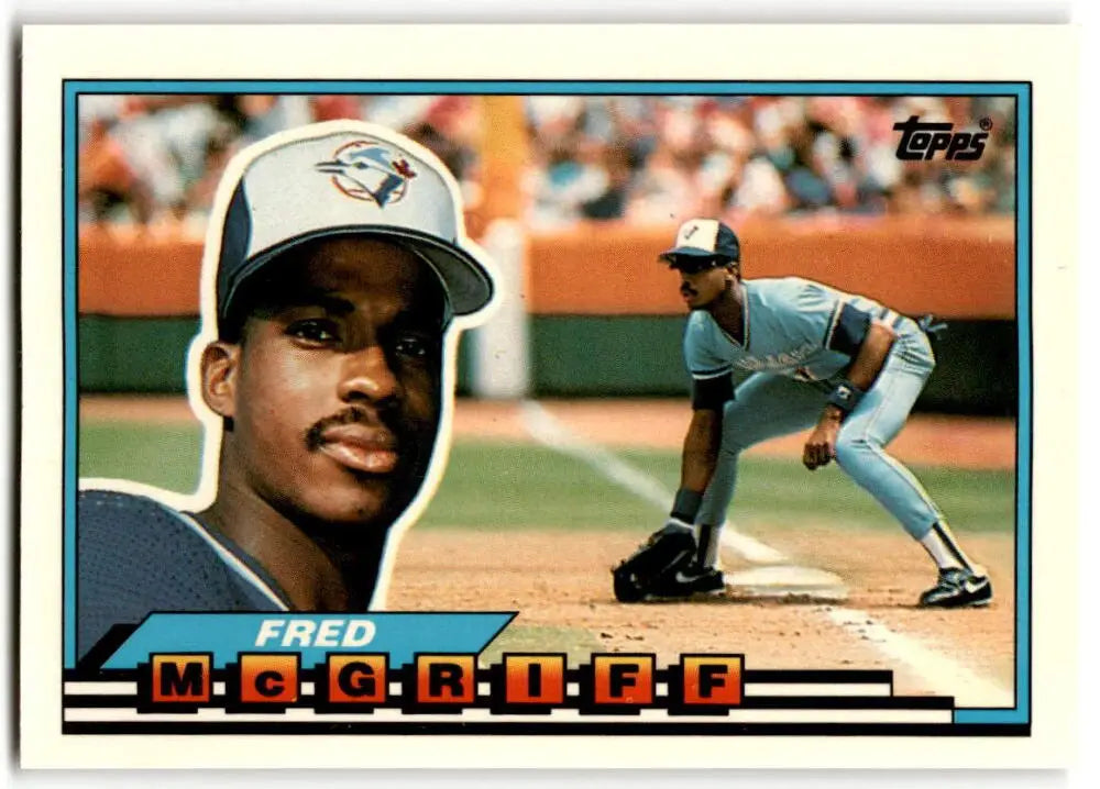 1989 Topps Big #15 Fred McGriff NM Near Mint Blue Jays ID:43837