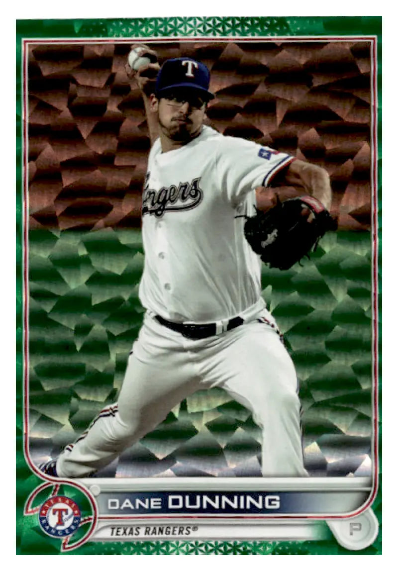 2022 Topps Green Foil #411 Dane Dunning NM-MT 253/499 Rangers
