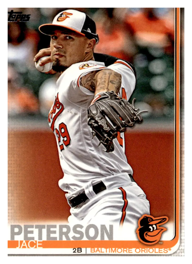 2019 Topps #404 Jace Peterson NM Near Mint Orioles ID:44517