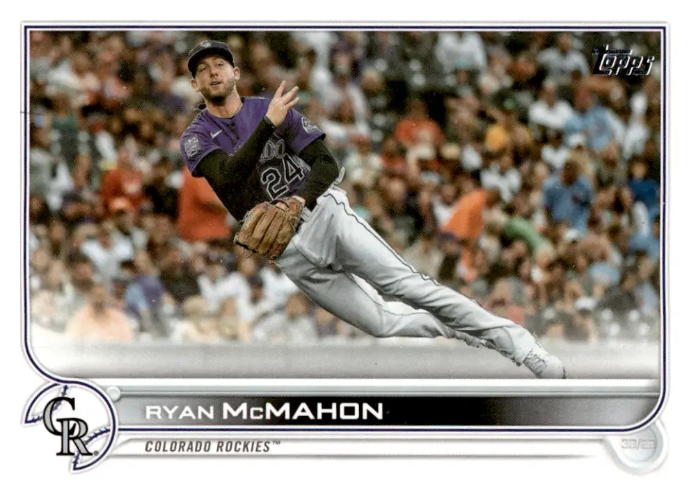 2022 Topps #132 Ryan McMahon NM Near Mint Rockies ID:44776