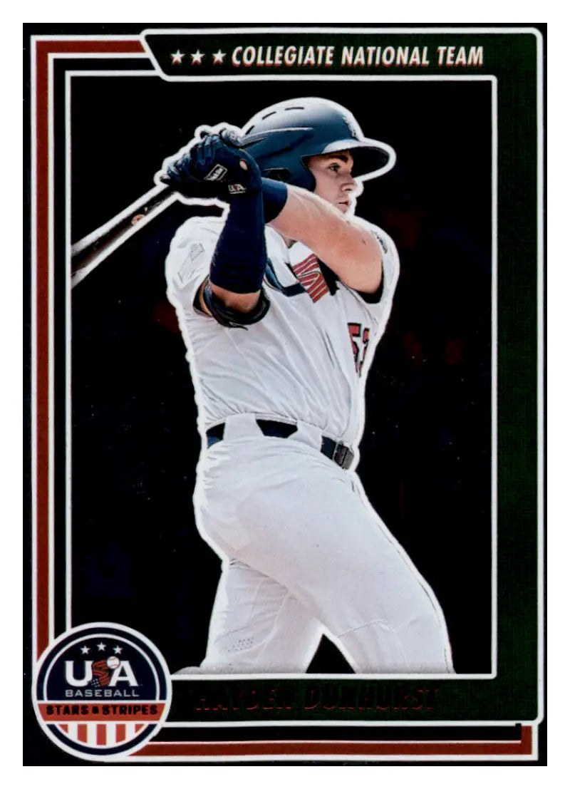 2022 Panini Stars and Stripes Longevity Retail Ruby #8 Hayden Dunhurst ID:45009