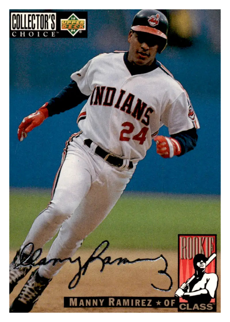 1994 Collector’s Choice Silver Signature #16 Manny Ramirez NM-MT Indian ID:45318
