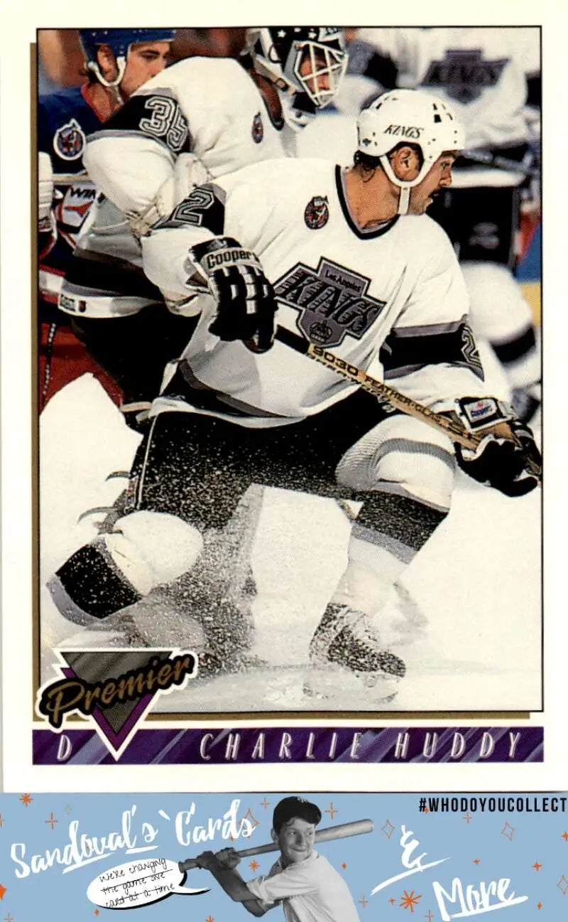 1993 Topps Premier #219 Charlie Huddy ID:45583
