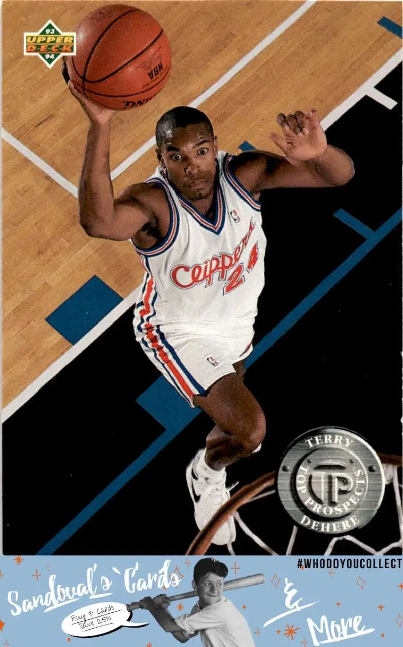 1993 Upper Deck #494 Terry Dehere ID:45767