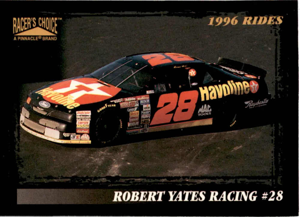 1996 Pinnacle Racer’s Choice #41 Ernie Irvan’s Car NM Near Mint ID:45871