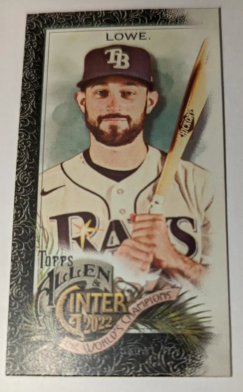 2022 Topps Allen and Ginter Mini Black Border #134 Brandon Lowe NM-MT R ID:46280
