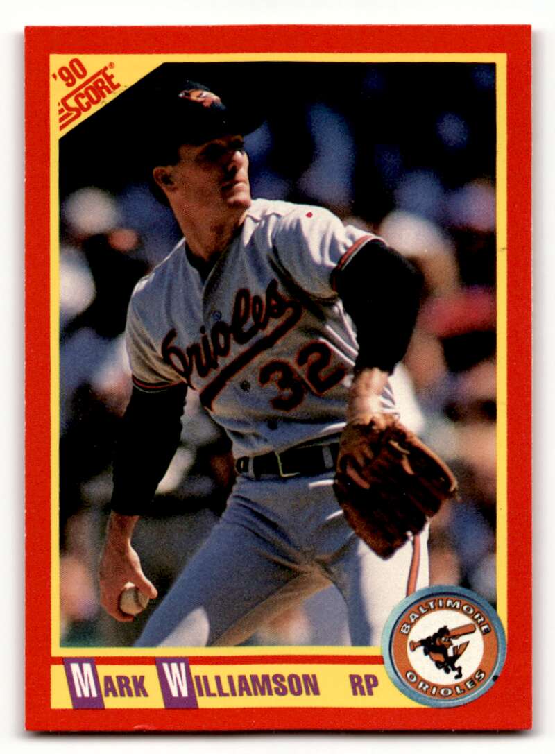 1990 Score #332 Mark Williamson ID:46399