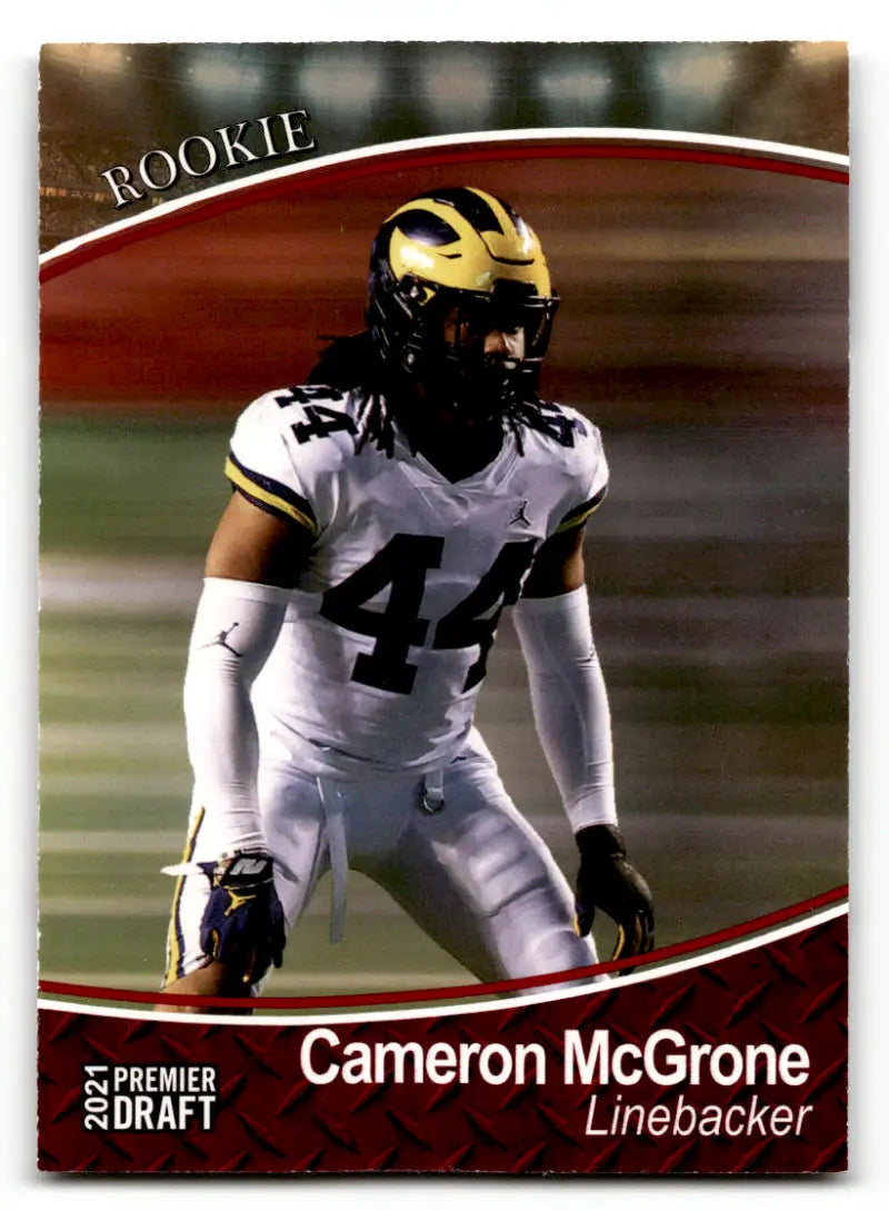 2021 SAGE Hit Premier Draft Red #72 Cameron McGrone NM-MT ID:46773