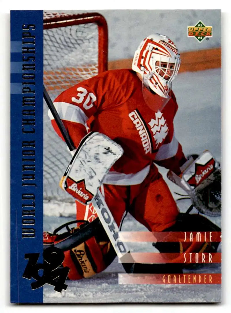 1993 Upper Deck #538 Jamie Storr ID:46803