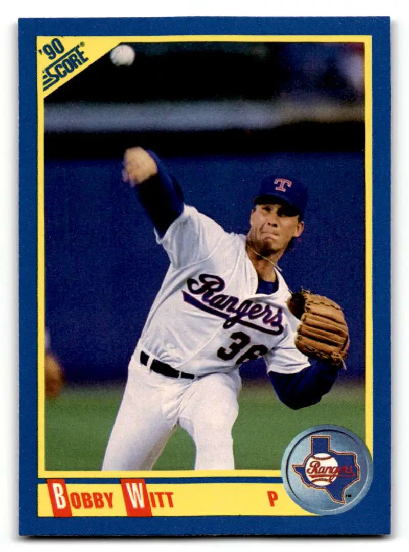1990 Score #457 Bobby Witt ID:46873