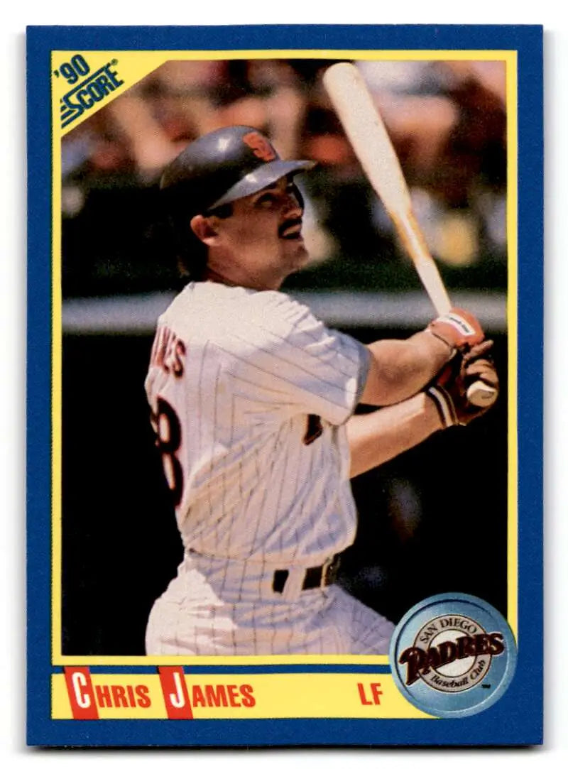 1990 Score #498 Chris James ID:46929