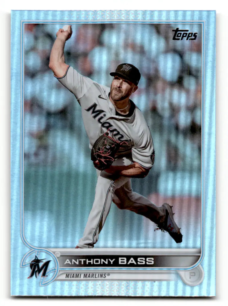 2022 Topps Update Rainbow Foil #US227 Anthony Bass NM-MT Marlins ID:47353
