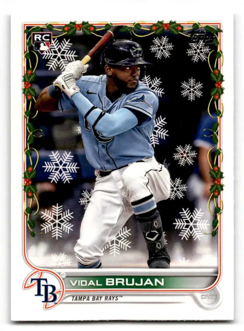 2022 Topps Holiday #HW171 Vidal Brujan NM Near Mint RC Rookie Rays ID:47408