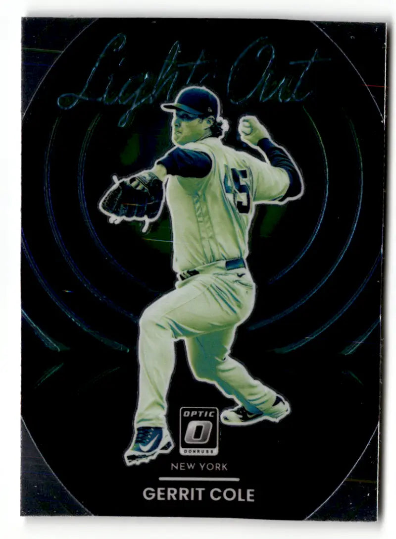 2022 Donruss Optic Lights Out #13 Gerrit Cole NM-MT Yankees ID:47883