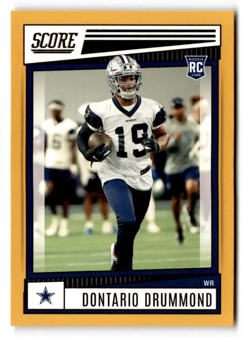2022 Score Gold #399 Dontario Drummond NM-MT RC Rookie Cowboys ID:48555