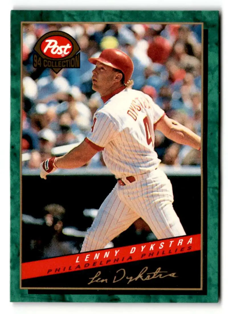 1994 Post Cereal #20 Lenny Dykstra NM ID:48717