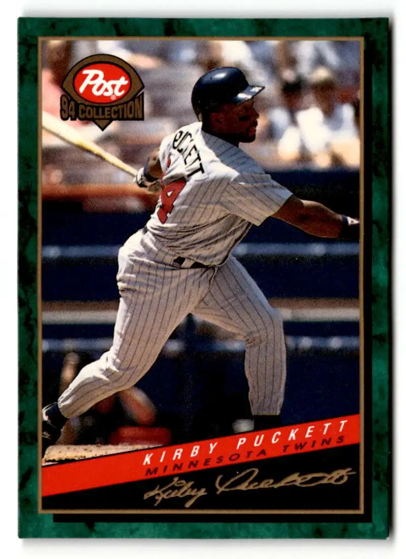 1994 Post Cereal #4 Kirby Puckett NM ID:48731