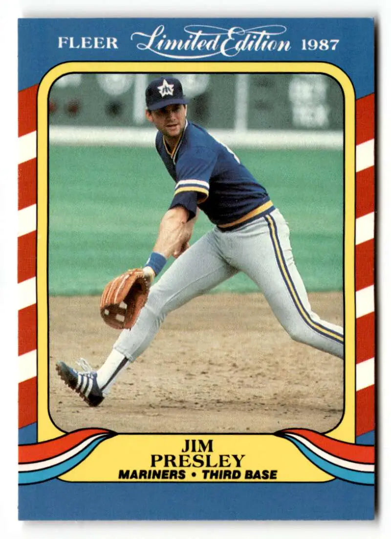 1987 Fleer Limited Edition #33 Jim Presley NM ID:48801