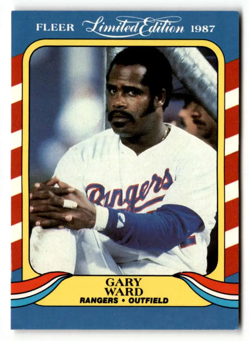 1987 Fleer Limited Edition #41 Gary Ward NM ID:48820