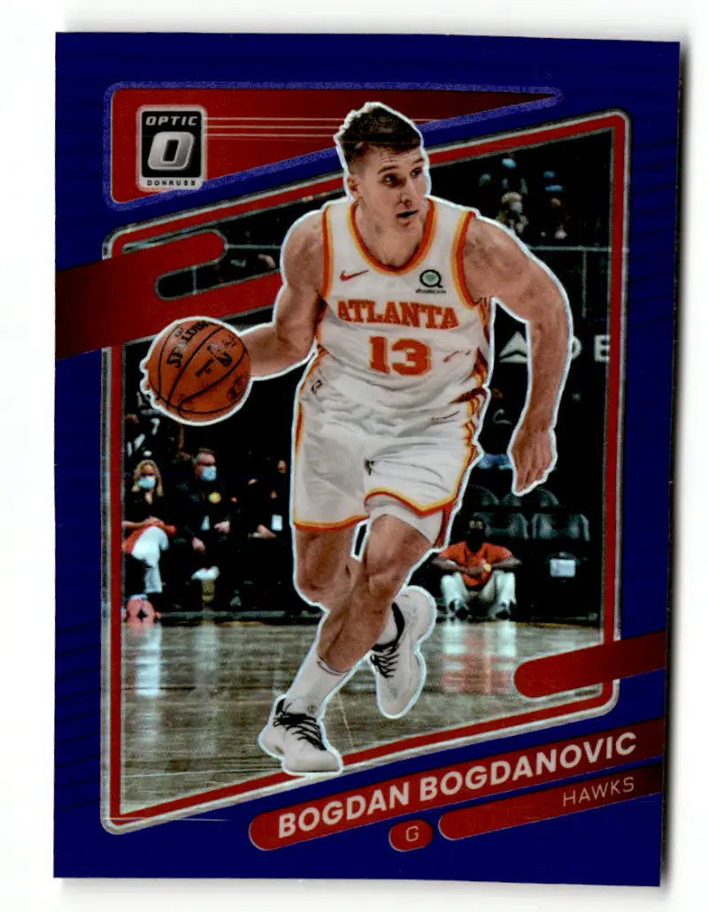 2021-22 Donruss Optic Purple #32 Bogdan Bogdanovic NM-MT Hawks ID:49235