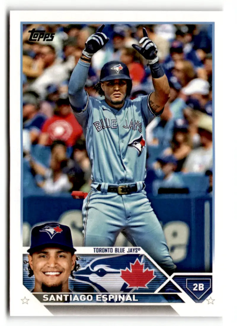 2023 Topps #324 Santiago Espinal NM Near Mint Blue Jays ID:49516