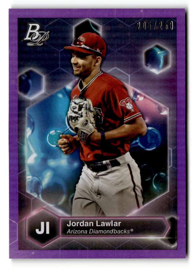 2022 Bowman Platinum Precious Elements Purple #PE-25 Jordan Lawlar NM-M ID:49935