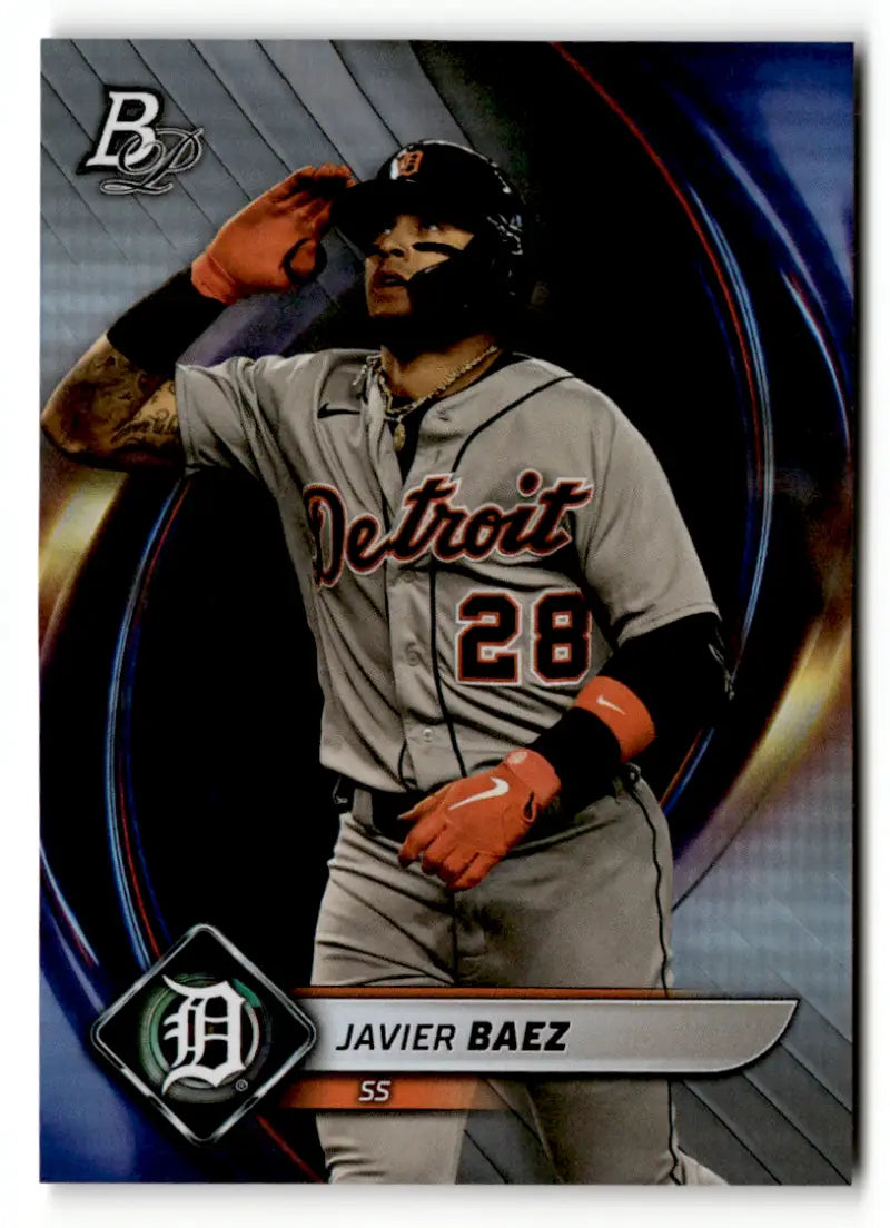 2022 Bowman Platinum #77 Javier Baez NM Near Mint Tigers ID:49959