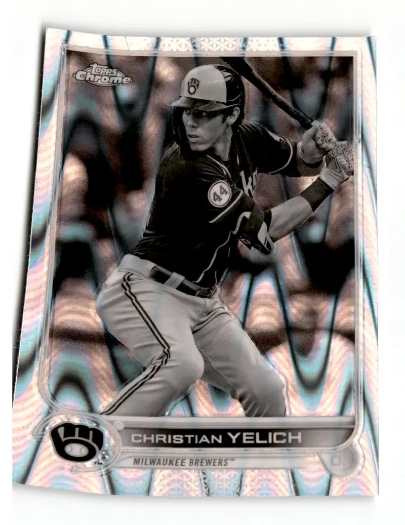 2022 Topps Chrome Sonic Edition Refractor Black/White RayWave #210 Chri ID:50045